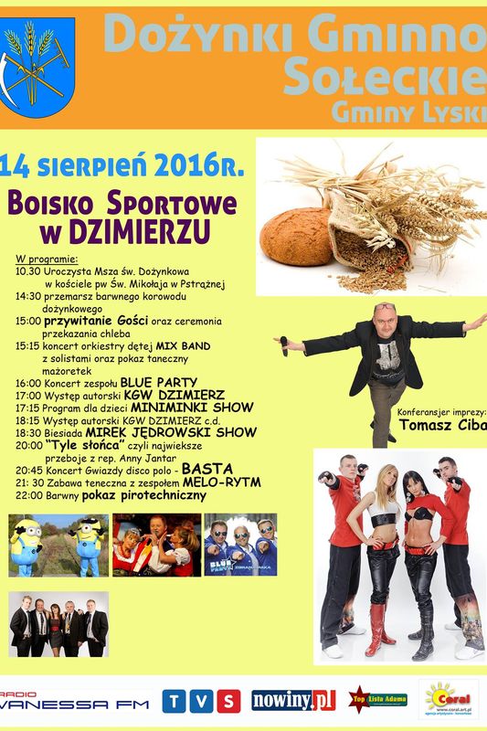PLAKAT DOŻYNKI 2016-2