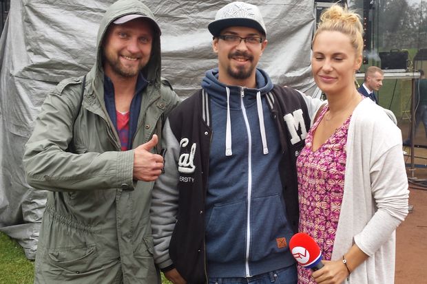 od lewej: Krystian Kowalczyk, Mateusz Urlik, Marta Wiesiołek
