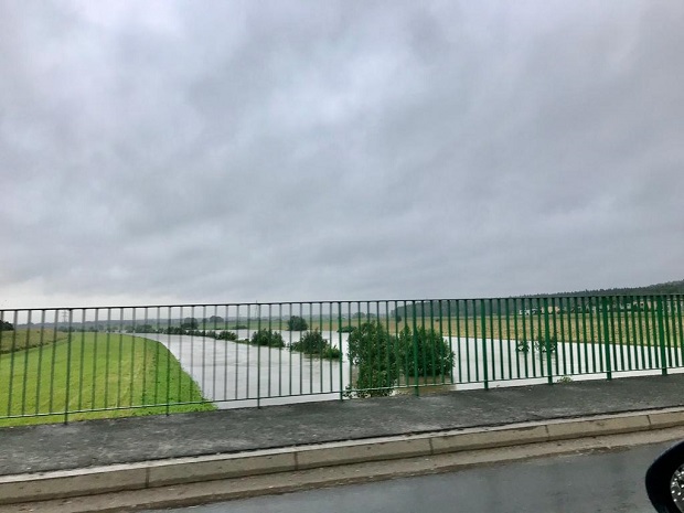 Stan Odry po intensywnych deszczach