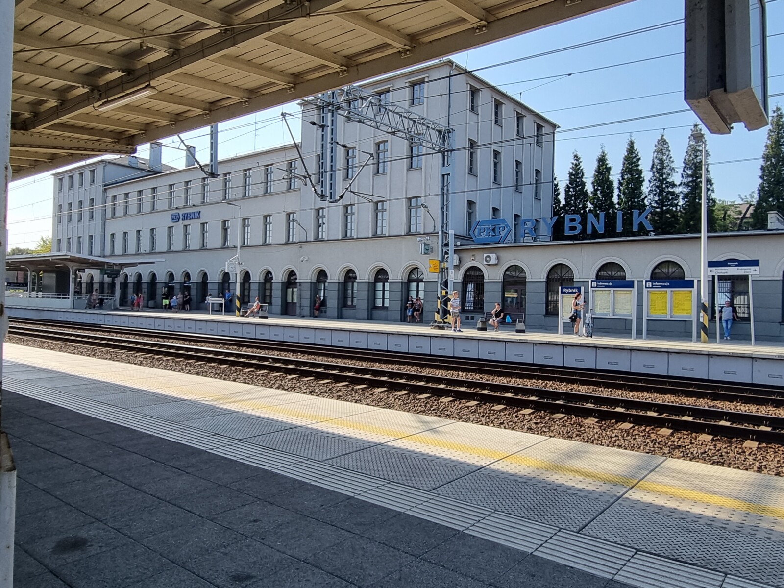 Remont dworca PKP w Rybniku