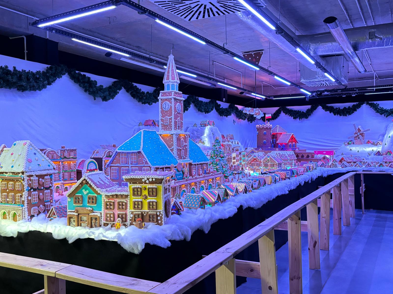 Miasto z piernika w Kolejkowie w Gliwicach