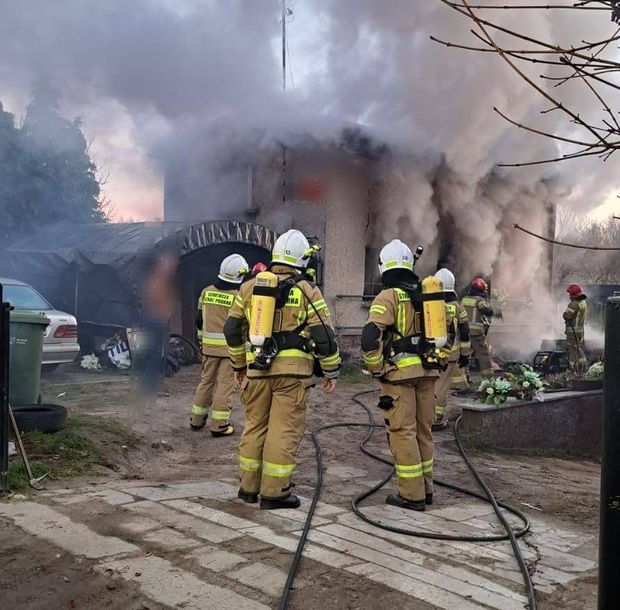 Pożar w Gaszowicach