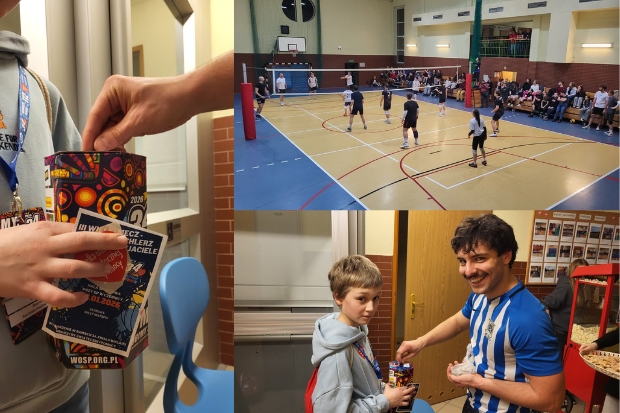Dla WOŚP zagrali w siatkówkę