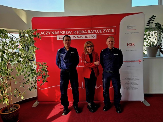 Służby mundurowe oddały krew