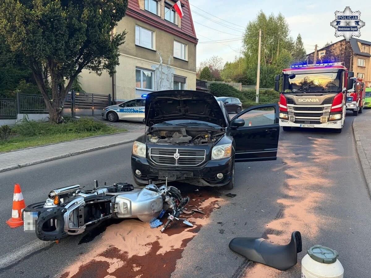 Wypadek w Pszowie