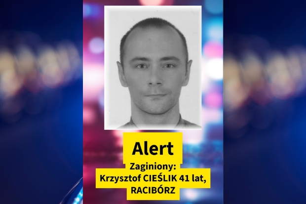 Zaginął Krzysztof Cieślik z Raciborza